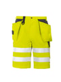 Projob korte werkbroek 6503 geel